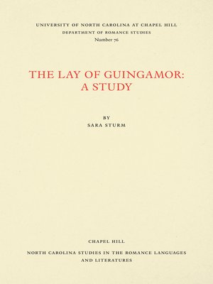 cover image of The Lay of Guingamor